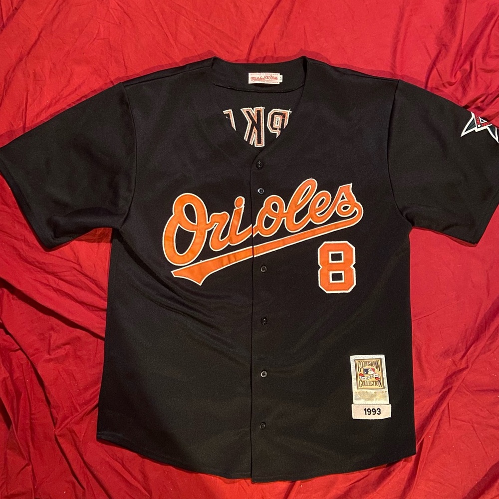 Men’s Cal Ripken Jr. Baltimore Orioles 1993 Mitchell & Ness All Star Jersey 52